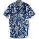 thumbnail image 1 of Camisa con Botones florales para hombre Aeropostale azul mediano, 1 of 1