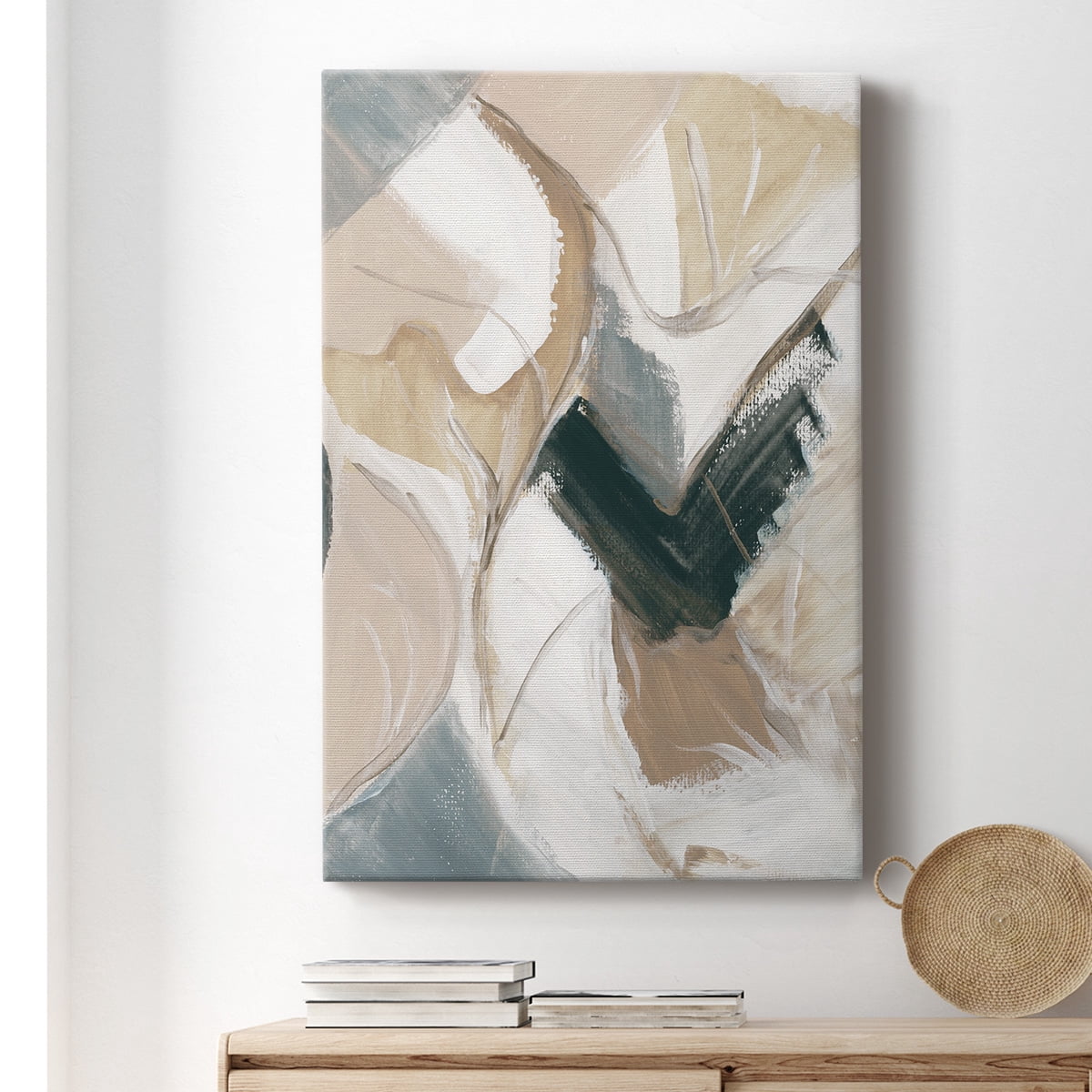 Marble Lines II Premium Gallery Wrapped Canvas - Ready to Hang