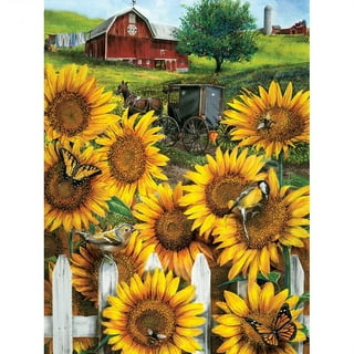 DIY 5D Diamond Painting Kit Sunny Sunflowers Flowers – Ledyp