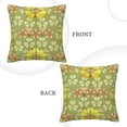 thumbnail image 3 of Square Throw Pillow Covers with Core, Colorful Butterfly Floral Design Pillows for Sofa Beds, 20" x 20" Multicolor, 3 of 9