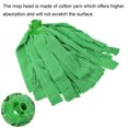thumbnail image 4 of Uxcell Microfiber Cloth Mop Heads Replacement Floor Cleaning Pads Green 2 Pack, 4 of 5