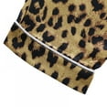 thumbnail image 4 of Summer Baby Kids Girls Boys Leopard Long Sleeve Pajamas Tops+Sleep Pants Set, 4 of 5