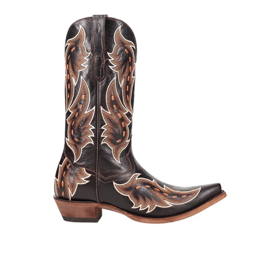 Dan Post Boots Mens Racer Embroidered Snip Toe Cowboy Mid Calf Boots