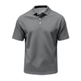 thumbnail image 6 of Men's Classic Fit Polo Shirts Short Sleeve Cotton Blend Casual Collared T Shirts, 6 of 7