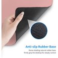 thumbnail image 5 of Rose Gold Mouse Pad Extended Large Gaming Mousepad XL Big Long Oversized Desk Mat Stitched Edges 31.5 X 11.8 Inch for Home Office, 5 of 6