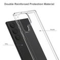 thumbnail image 4 of Phone Case for Samsung Galaxy S24+ /S24 Plus Hybrid Transparent Acrylic Back Hard PC & TPU Protective Bumper Extra Shock-Absorb Cover [ Black ], 4 of 8