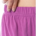 thumbnail image 5 of Fruit of the Loom Women's Pipped Button Down Sleep Set, Radiant Orchid, Medium, 5 of 6