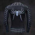 thumbnail image 5 of Halloween Spider Cosplay Costume Long Sleeve T-Shirts Crewneck Graphic Pullover Gym Shirt Black M, 5 of 5