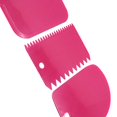 thumbnail image 3 of 3PCS/Set Reusable Colorful Plastic Multifunctional Irregular decoration tools Teeth Edge DIY Cream Scraper Kit Cake Mold Tools, 3 of 4