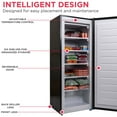 thumbnail image 4 of Frigidaire Platinum Silver 6.5 Cu. ft. Upright Freezer, EFRF698, 4 of 16