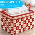 thumbnail image 4 of SMihono Closet Organizers and Storage Clothes Storage Bags Large Capacity Clothes Storage Bins Foldable Closet Organizers Storage Containers With Durable Handles Thick Fabric For Blanket Comforter, 4 of 6