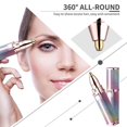 thumbnail image 2 of SIEYIO Women's Eyebrow Shaper And Hair Removal Tool Portable Eyebrow Styling Razors And Gentle Face Hair Trimmer For Women, 2 of 12