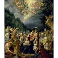 thumbnail image 2 of Isaacsz, Pieter 12x13 White Modern Wood Framed Museum Art Print Titled - Baptism of Christ, 2 of 4
