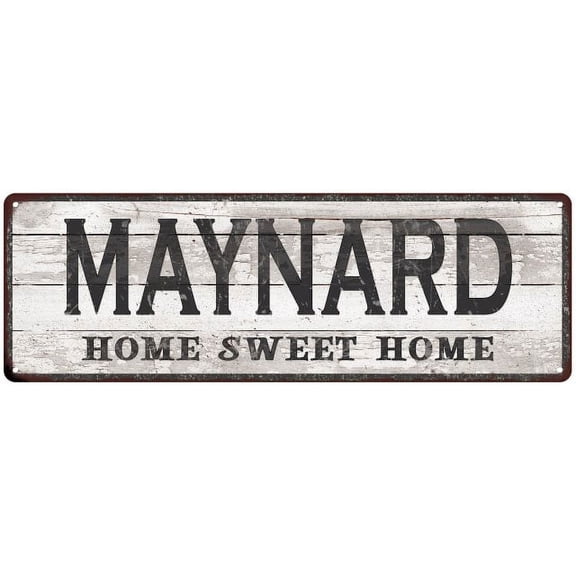 MAYNARD Home Sweet Home Country Look 6x18 Metal Sign 106180045806
