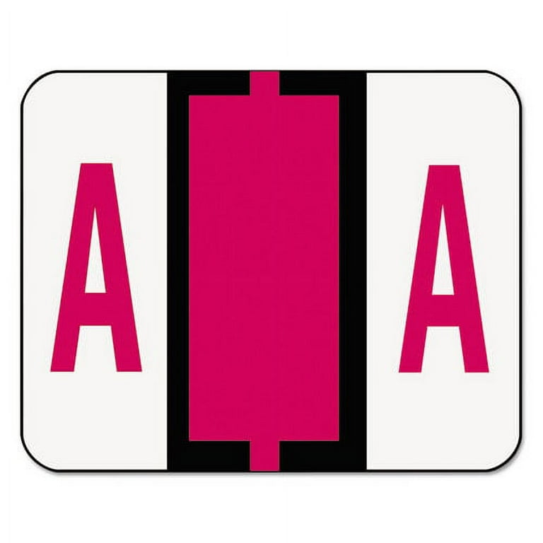A-Z Color-Coded End Tab Filing Labels, S, 1 x 1.25, White, 500/Roll A-Z Color-Coded End Tab Filing Labels, S, 1 x 1.25, White, 500/Roll