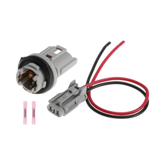 Unique Bargains 1 Set License Plate Light Socket Wiring for Kia for Hyundai No.923405H000 Parking Lamp Bulb Pigtail Connector Harness