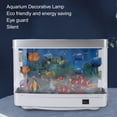 thumbnail image 3 of Luz Nocturna De Peces De Acuario, Imágenes Dinámicas En Movimiento Lámpara Sensorial Artificial Para Sala De Estar, Oficina, Ambiente Sereno En Aguas Profundas Con Peces, 3 of 7