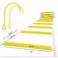 thumbnail image 5 of ISOP Fire Escape Ladder 3 Story with Hooks 25 ft - Emergency Rope Ladder - Hanging Ladder Set, 5 of 12