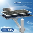 thumbnail image 5 of Solar Street Lights, 66000LM Commercial Outdoor Solar Street Lights, Waterproof Dusk to Dawn Solar Lights with Remote Control, Solar Flood Lights for Yard Garden Parking Lot, 5 of 8