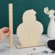 thumbnail image 3 of Soporte de madera para sombreros (1 unidad), organizador extraíble, soporte para gorros de lana, soporte rústico de madera para gomas del pelo., 3 of 6