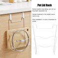 thumbnail image 5 of - ¡Estos estantes son perfectos para liberar espacio en los gabinetes de su cocina o para exhibir las tapas de sus utensilios de cocina nuevos!, 5 of 5