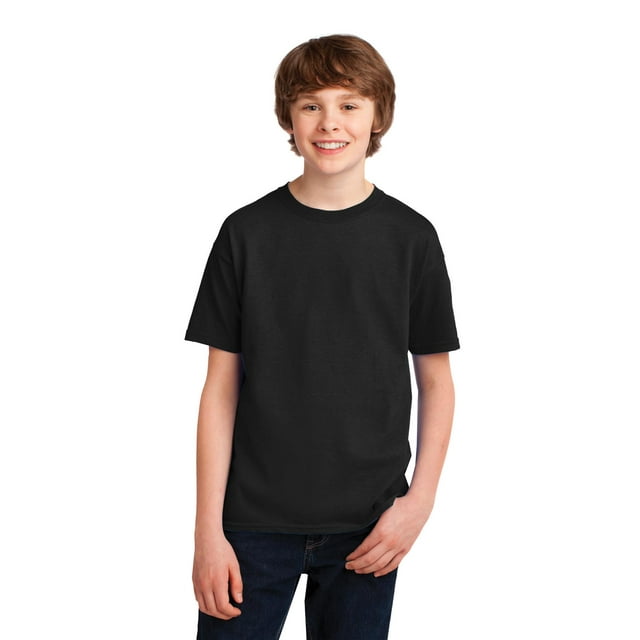 Gildan T-Shirt à Manches Courtes pour Garçons 100 pour Cent Polyester. 42000B