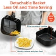 thumbnail image 4 of COSORI Pro II 5.8-Quart Smart Air Fryer, 12-in-1, Walmart Exclusive Bonus, Voice Control, Red, 4 of 13