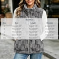 thumbnail image 4 of QATAINLAV Fleece Sherpa Vest for Woman Winter Fuzzy Fluffy Checkered Plaid Sleeveless Zip Up Jacket with Pockets, 4 of 8