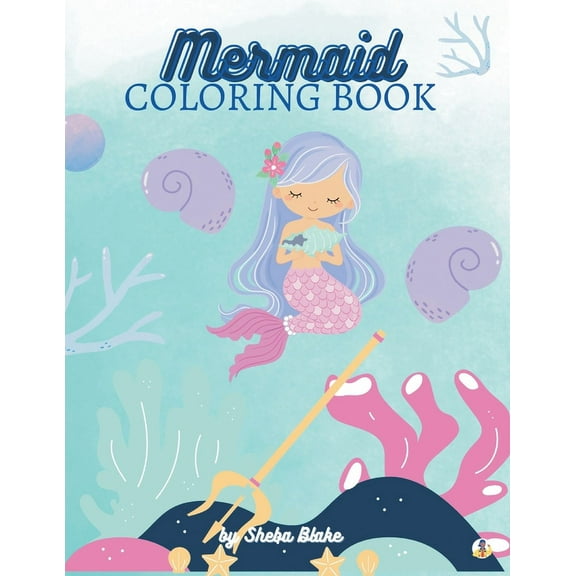 Mermaid Coloring Book for Kids Ages 6-12, (Paperback)