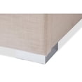 thumbnail image 5 of Baxton Studio Sophie Modern and Contemporary Upholstered Platform Bed, Multiple Sizes, Multiple Colors, 5 of 5