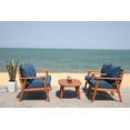 thumbnail image 2 of Safavieh Outdoor Deacon 4 Piece Conversation Set, 2 of 3