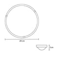 thumbnail image 5 of Lámpara De Techo Luz Ideal, Plafón 450 Madera Grande Azúcar., 5 of 5