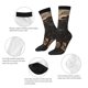 thumbnail image 4 of Balery Starry Night Black Sheep Calcetas Largas con Estampado para Hombre y Mujer – Suaves y Transpirables, Talla Única (US 5-11), 4 of 6