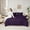 Black Purple, variant on Feelyou Black White Polkados Comforter Set 7pcs, Fashion Abstract King Bedding Sets