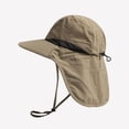 thumbnail image 4 of ZOUBAOQ Outdoors Fishermen Hat Neck Protect SUN UV Protection Camping Climbing Wide Hats Bucket Hat, 4 of 8
