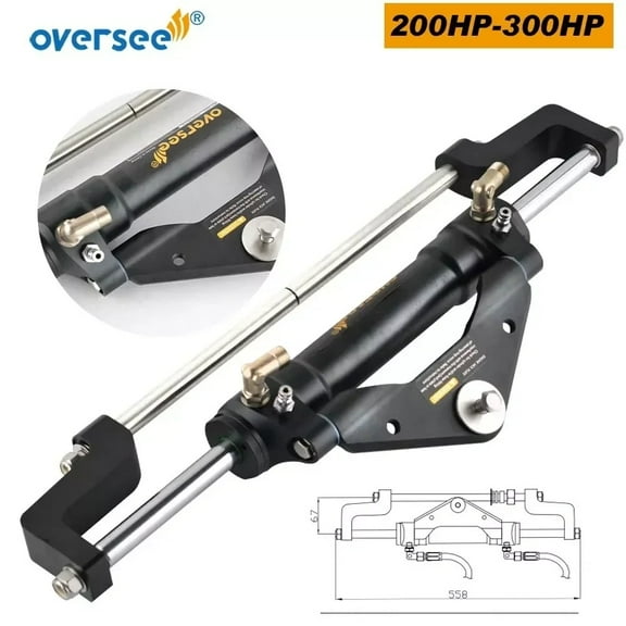 150-300HP Single Hydraulic Steering Cylinder Outboard Marine For Yamaha Mercury