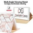 thumbnail image 5 of DuraSafe Cases For iPad 5 / 6 & Air 1 / 2 - 9.7" A1893 A1954 A1822 A1823 A1566 A1567 A1474 A1475 A1476 Printed Folio Silicone Smart Cover with Honeycomb Cooling Feature - Pink Marble, 5 of 8