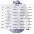 thumbnail image 3 of Awdenio Men's Shirts Long Sleeve Button Down Business Casual Shirts for Men Stripe Pattern, 3 of 7
