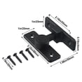 thumbnail image 3 of Bgsha Barn Door Lock Heavy Duty Sliding Barn Door Latch Lock 90 Degree Gate Latch, 3 of 9