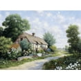 thumbnail image 2 of Motz, Peter 24x19 Gold Ornate Wood Framed with Double Matting Museum Art Print Titled - The country house, 2 of 4