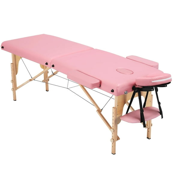 CZMJY Massage Table Lash Bed Portable Massage Spa Bed Beauty Tattoo Table Adjustable for Eyelash Tech Physical Therapy Couch, Pink