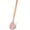 Pink, variant on 1pc, Silicone Nonstick Mixing Spoon, Kitchen Cooking Spoon, Serving Spoon With Wooden Handle Heat Resistant Utensil Spoons For Mixing, Baking, Serving And Stirring