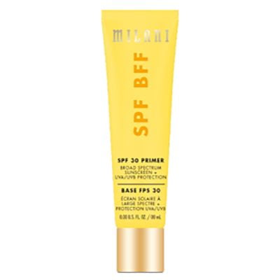 Milani SPF BFF Primer para maquillaje (1.0 FlOz.)- Primer de maquillaje con protector solar SPF30