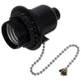 thumbnail image 4 of KAKOWELY lamp kit for table lamps Metal Pull Chain Light Socket E26 with Pull Chain Switch Pendant Lamp Holder E26 Lamp Socket Light Socket Bulb Holder Fixture for Table lamp Floor lamp Light Fixture, 4 of 5