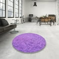 thumbnail image 4 of Ahgly Company Machine Washable Indoor Rectangle Transitional Heliotrope Purple Area Rugs, 8' x 10', 4 of 7