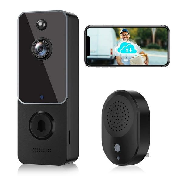 Smart Doorbell Smart Wireless Remote Video Doorbell Intelligent Visual Doorbell PIR Motion Detection Home Intercom HD Night Vision Wifi Security Door Doorbell