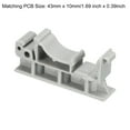 thumbnail image 2 of Unique Bargains PCB DIN Rail Mounting Bracket Carrier Clips, for 35mm DIN Rail Gray, 5 Sets, 2 of 4