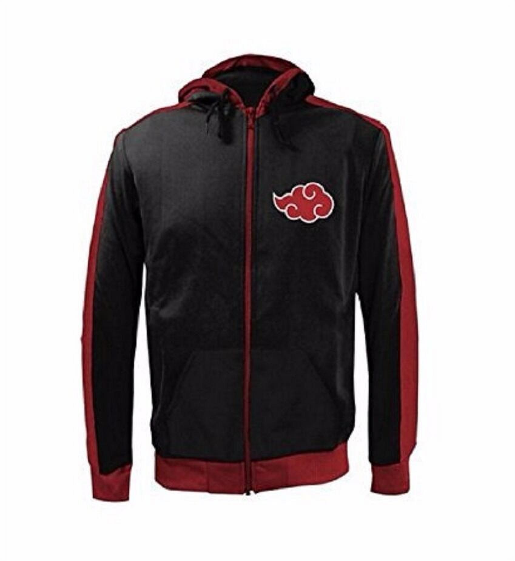 Naruto Shippuden Akatsuki Clouds Anime Track Zip-Up Hoodie - Walmart.com