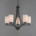 thumbnail image 3 of Maxim Deven 20035SWBK Traditional Chandelier Light Fixture - Black, 3 of 5