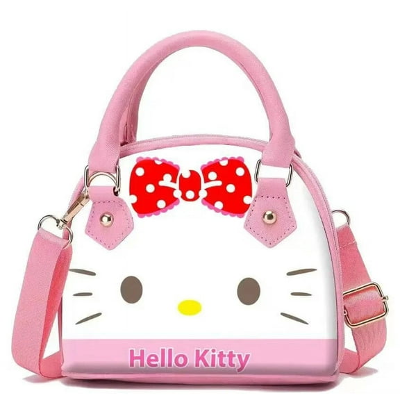 Sanrios Cinnamoroll Kuromi Mymelody kawaii Cartoon PU Handbags JK Shoulder Crossbody Bag Girls Anime tote bag Fashion versatile